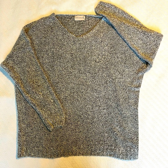 Dreamers Salt & Pepper Relaxed Fit Sweater - Picture 1 of 11